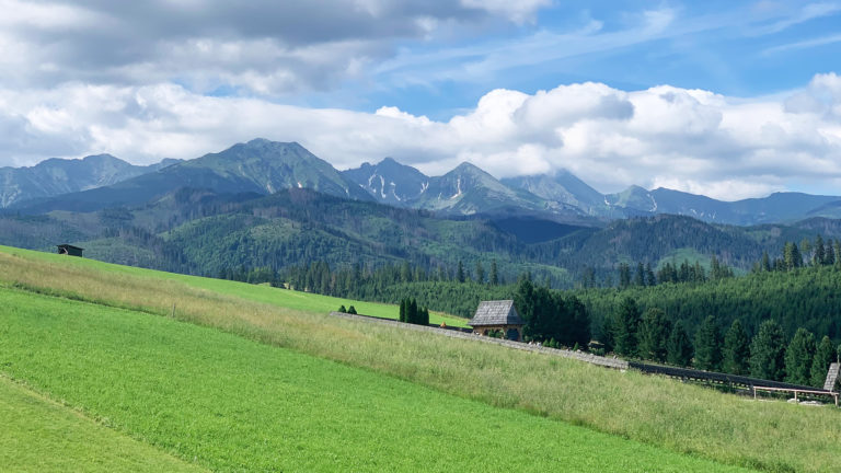 Widok na okolicę z domu